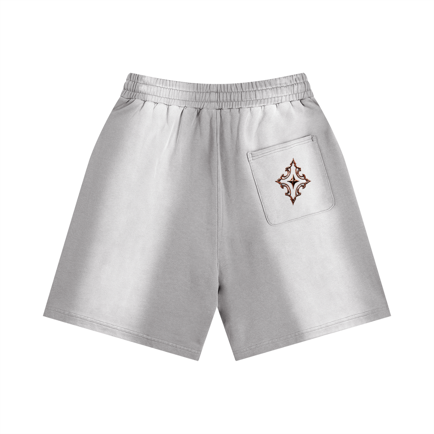 CHOXENZ Battered bronze shorts